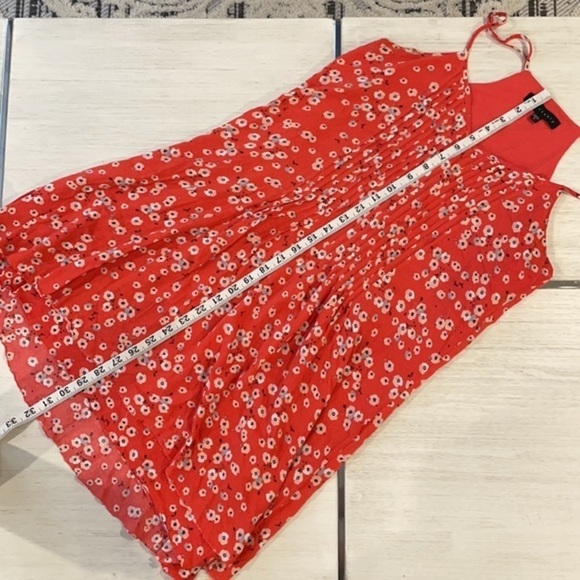 Sanctuary Orange Floral Dress, Size S - Picture 10 of 10